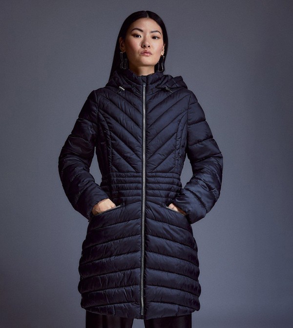 Karen millen packable sale puffer jacket