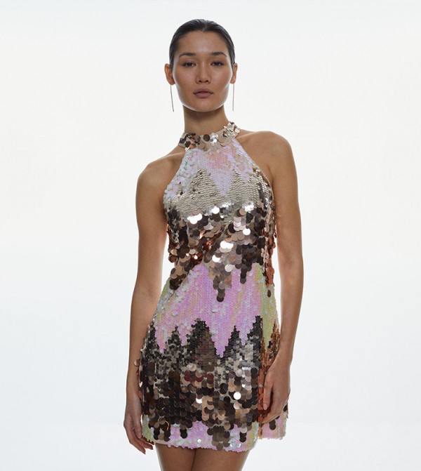 Karen Millen::パーティードレス:UK6[RESALE] Karen Millen(カレンミレン) パーティードレス(レディース