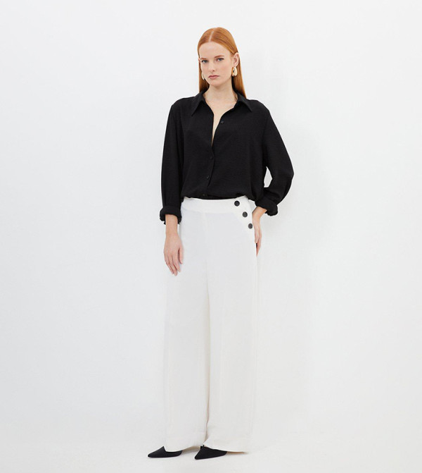Karen Millen CROPPED TAILORED TROUSERS main image 0