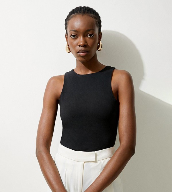 Solid Stretch Tank Top