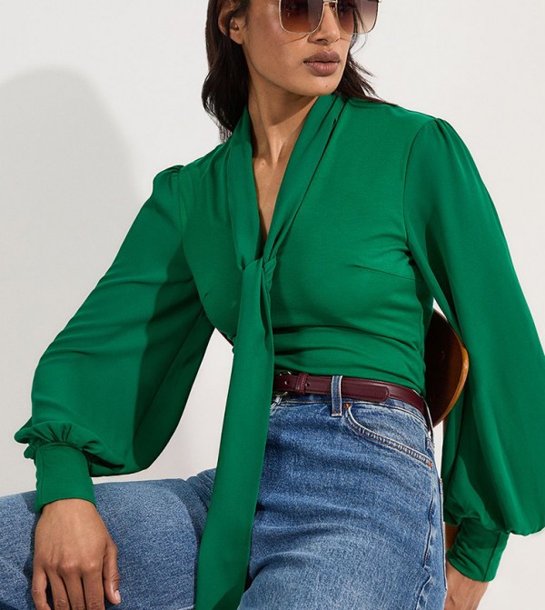 Solid Jersey Ponte Bodysuit Top