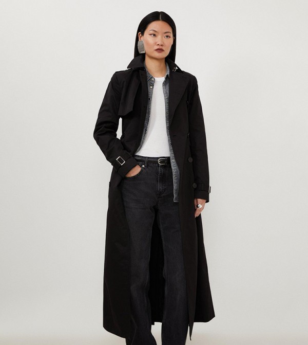 Tailored Classic Belted Trench Coat