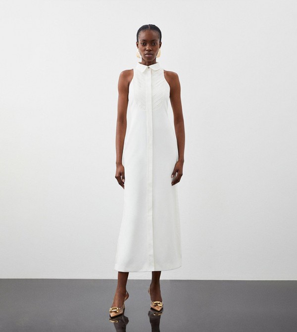 Karen millen maxi tuxedo dress discount