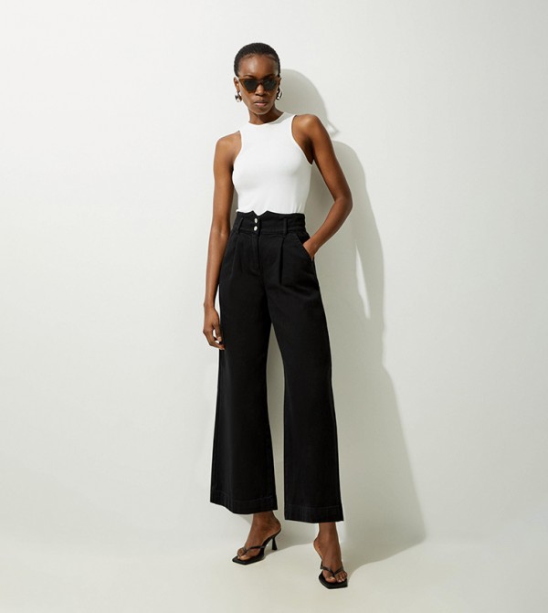Petite Wide Leg Jeans