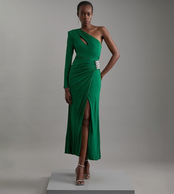 Petite Premium Viscose Jersey Maxi Dress