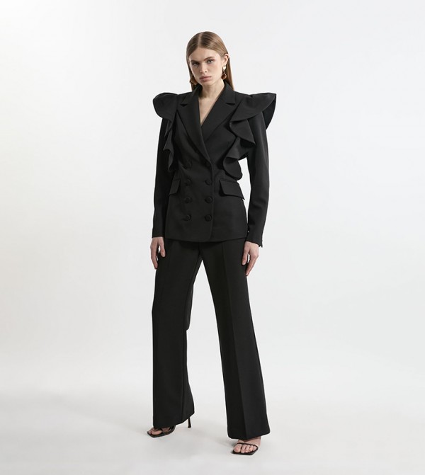 Tailored Kick Flare Trousers