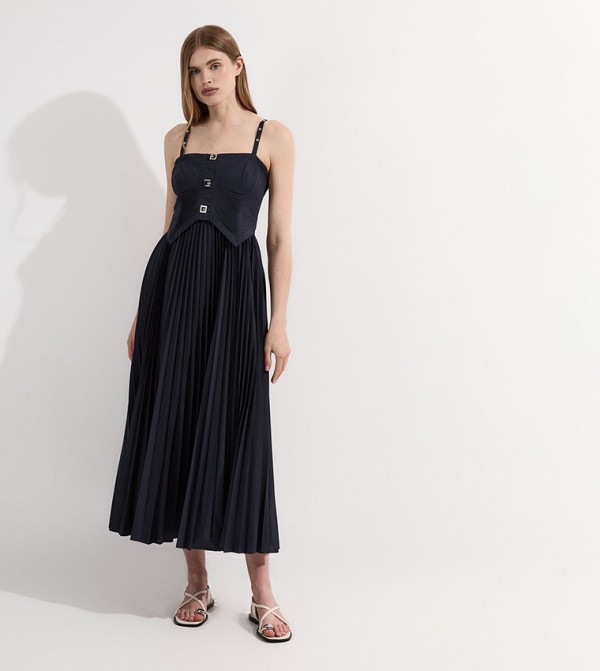 Archive Collection - Petite Corset Woven Maxi Dress