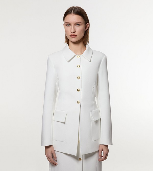 Clean Tailored Single Breasted Jacket