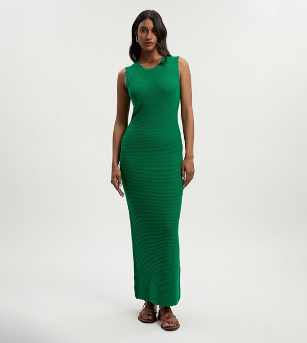 فستان ميداكسي بظهر لف 