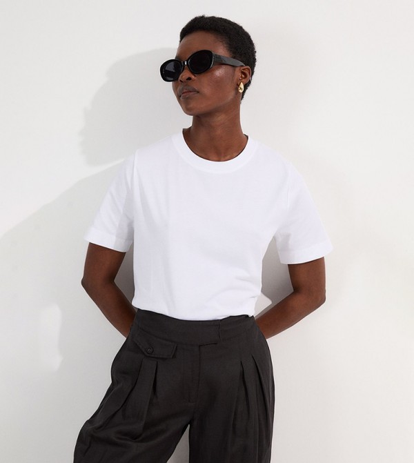 Lightweight Relaxed Fit Cotton T-Shirt