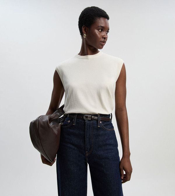 Viscose Blend Knit Top