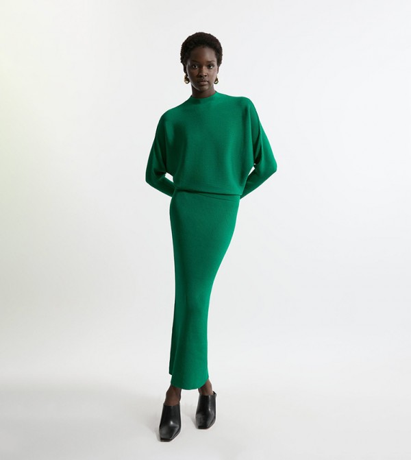 فستان ميداكسي مرن كم واسع 