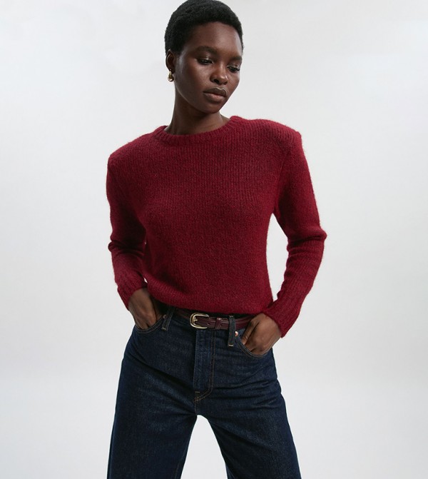 Cosy Knit Crew Neck Sweater