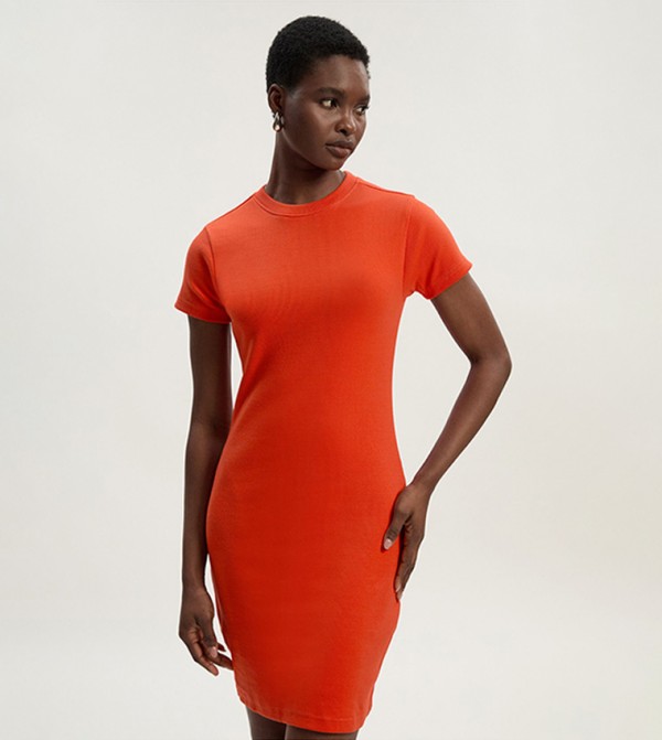 Compact Jersey T-Shirt Mini Dress