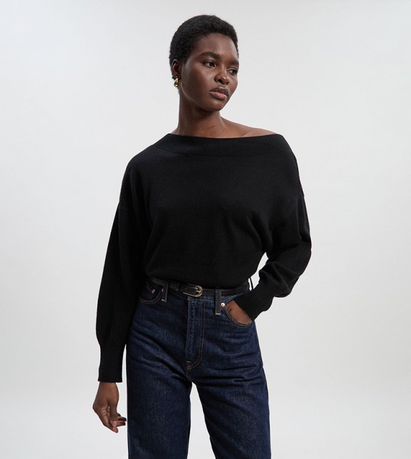 توب محبوك أوف شولدر 