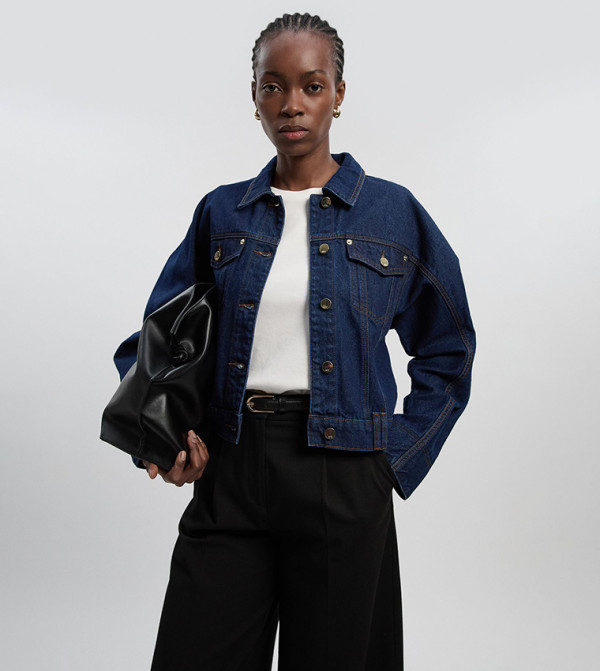 جاكيت قصير جينز كم طويل