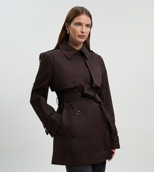 Long Sleeves Trench Coat