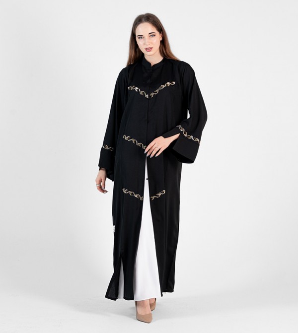 Embellished Long Sleeves Abaya