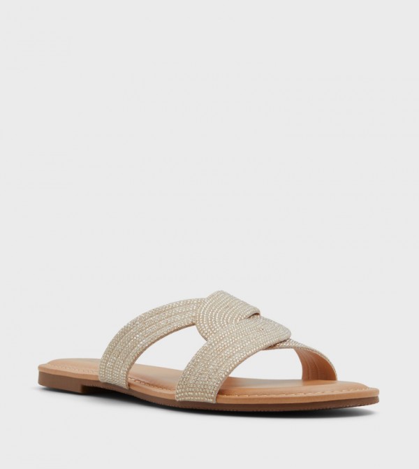BLISSS Embellished Flat Sandals