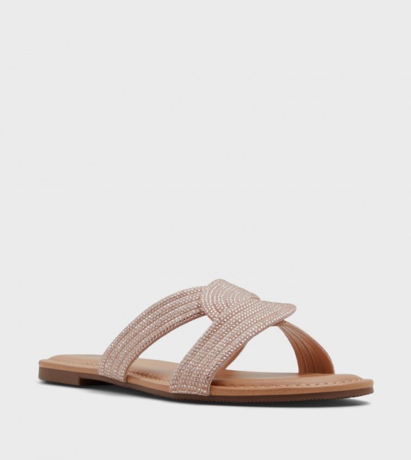 BLISSS Embellished Flat Sandals