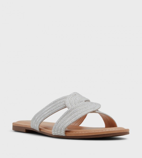 BLISSS Embellished Flat Sandals