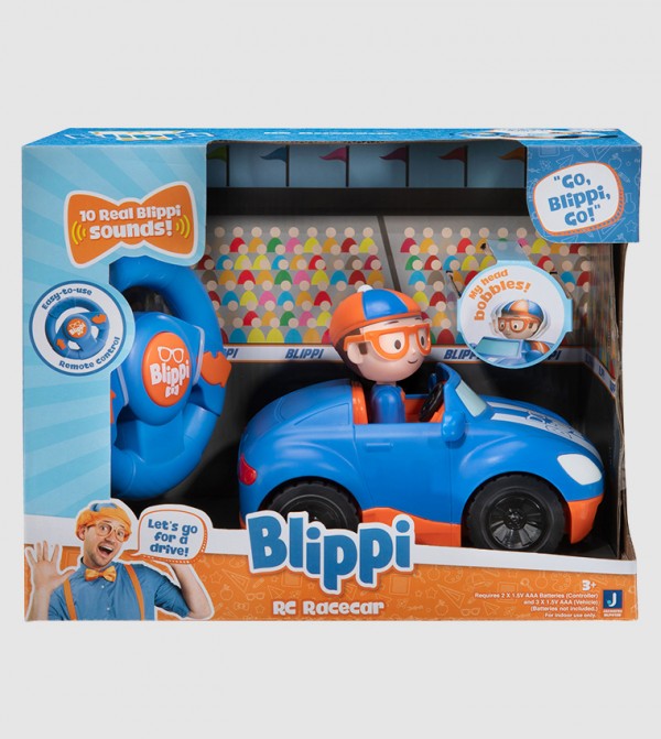 Buy BLIPPI R&B Kids Blippi Rc Vehicle Race Car Battery Operated In