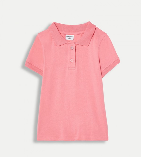 Solid Short Sleeves Polo T-Shirt