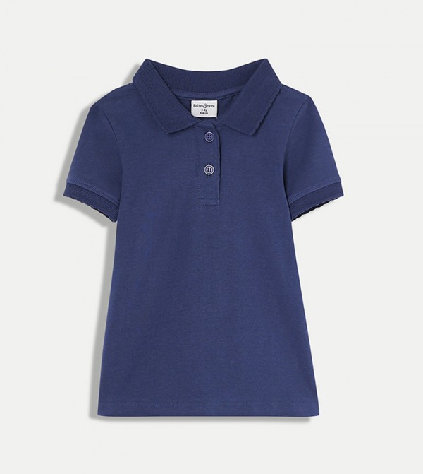 Solid Short Sleeves Polo T-Shirt