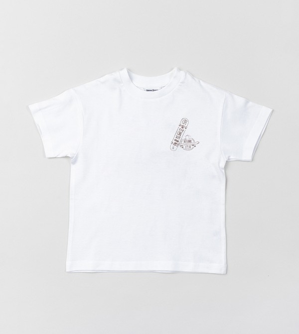 Back Printed Short Sleeves T-Shirt