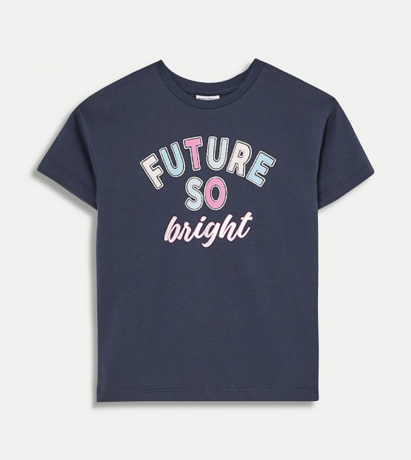 Printed Crew Neck T-Shirt