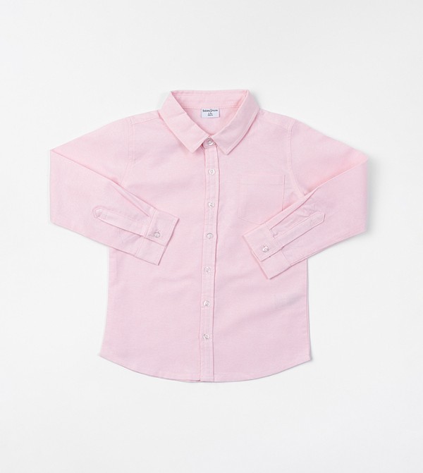 Textured Long Sleeves Shirt