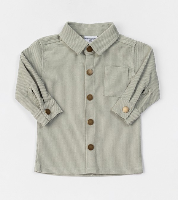 Ribbed Long Sleeves Shirt