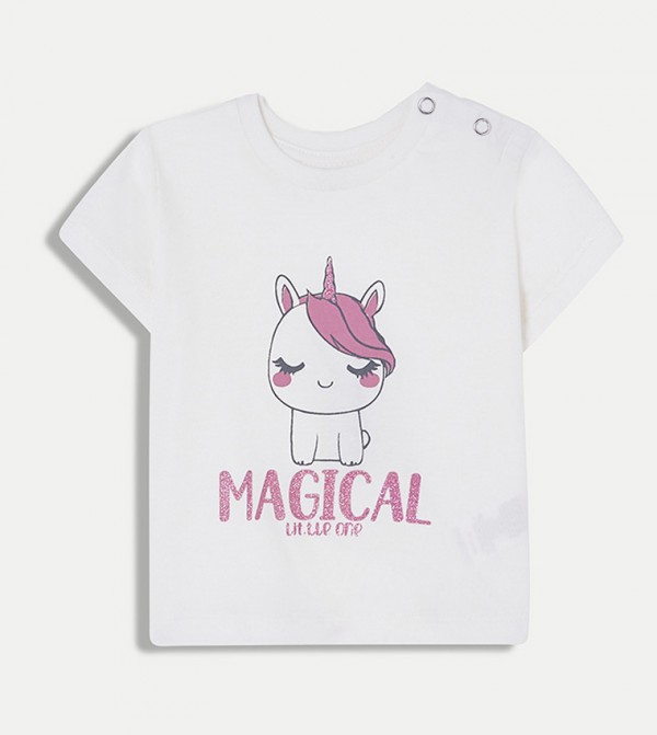 Graphic Print Short Sleeves T-Shirt