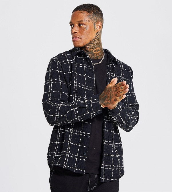 Patterned Long Sleeves Shirt