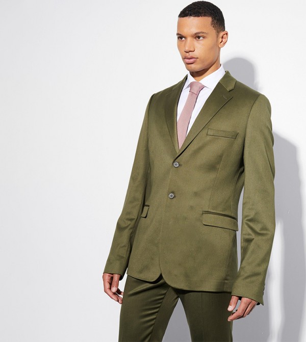 Tall Velour Long Sleeves Blazer