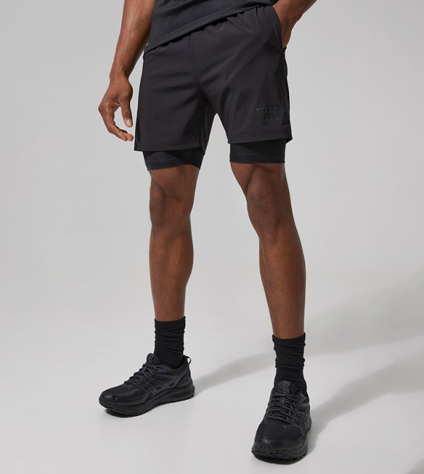 Active Training Regular Fit 2-in-1 Shorts