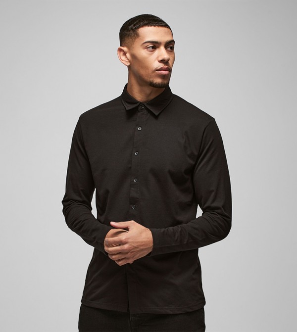 Solid Long Sleeves Shirt