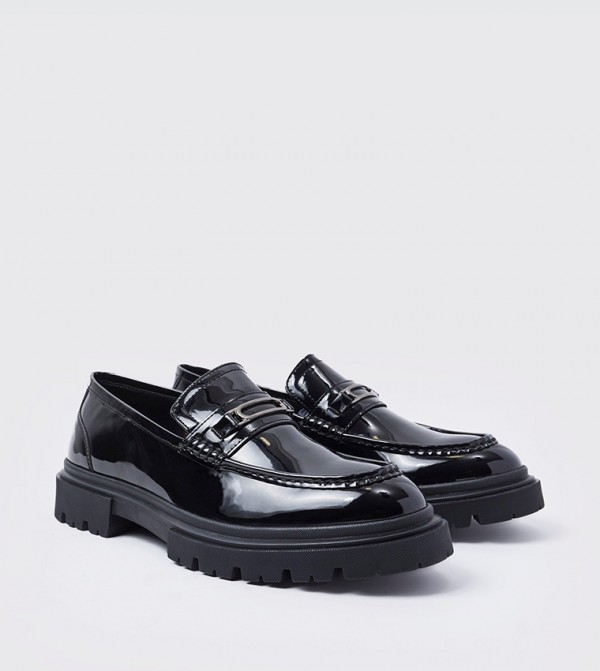 Chunky Patent Loafers