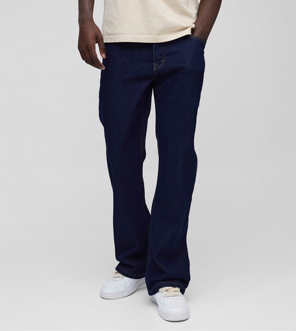 Rigid Flare Relaxed Fit Jeans