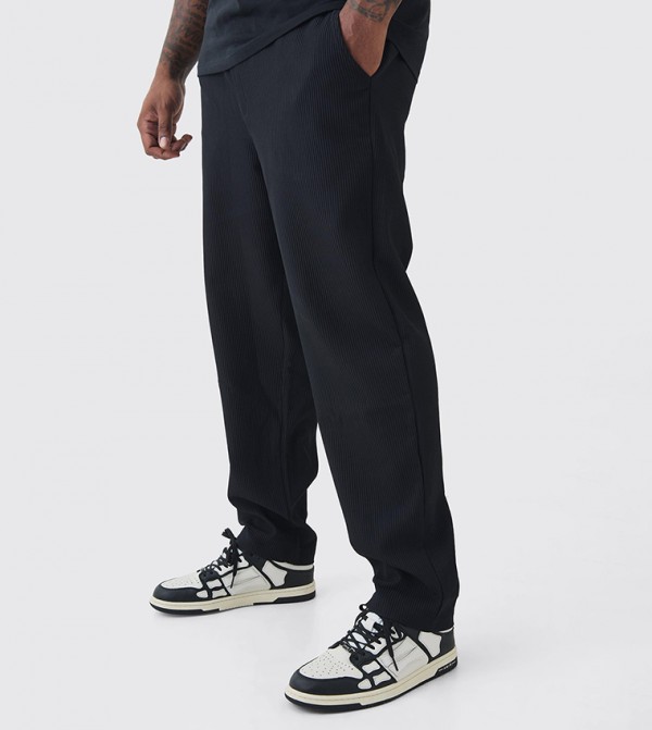 Plus & Tall Pleated Tapered Fit Trousers