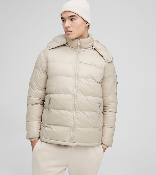 Glossy Puffer Jacket