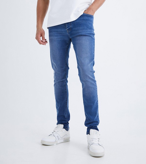Tall Faded Skinny Fit Jeans