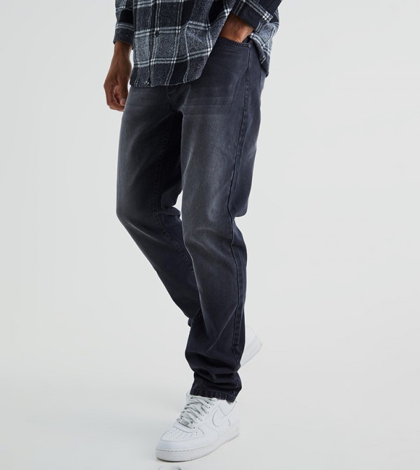 Tall Faded Straight Fit Jeans