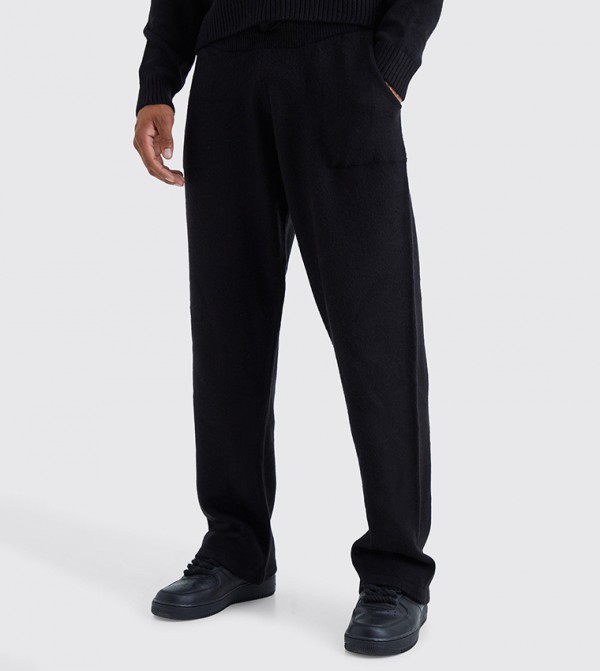 Elastic Waist Relaxed Fit Sweatpants