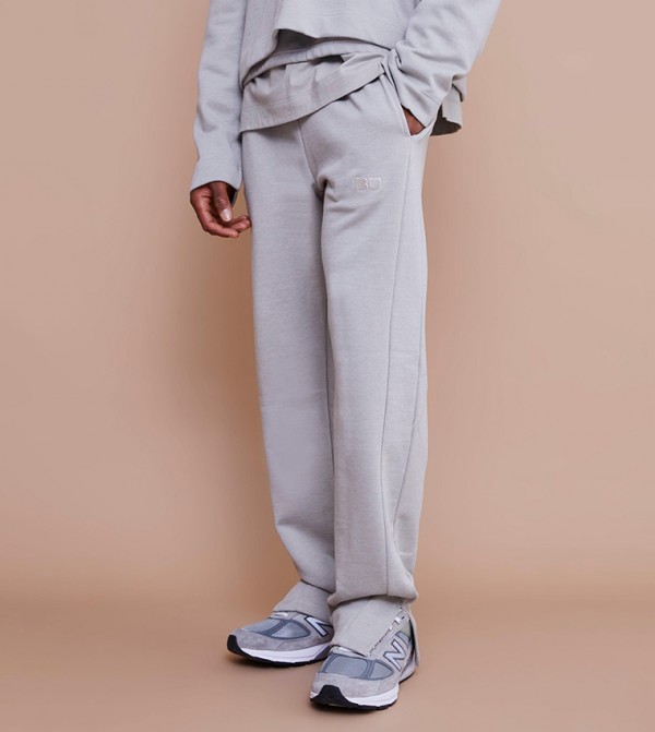 Regular Fit Split Hem Heavyweight Short Sweatpants