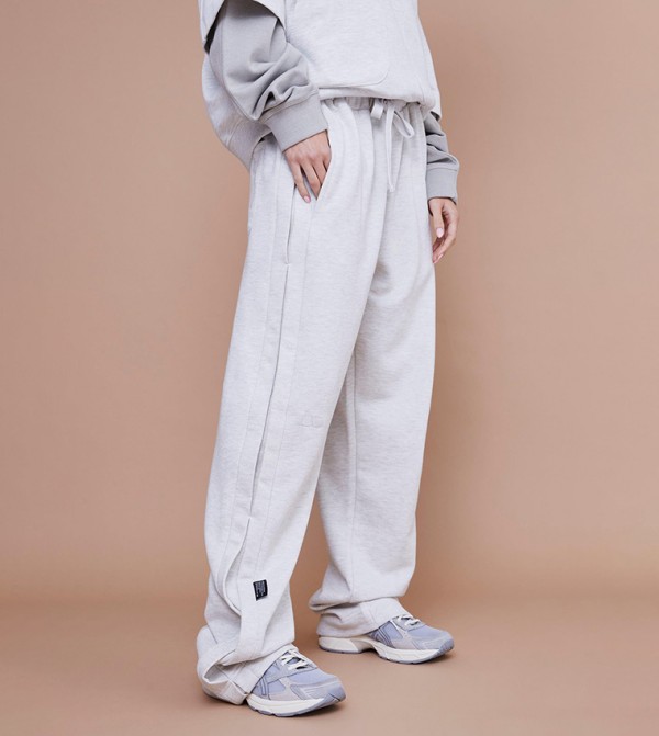 Relaxed Fit Side Pleat Heavyweight Large Sweatpants