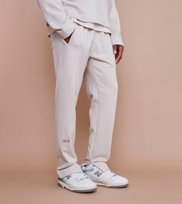 Slim Fit Heavyweight Split Hem Short Sweatpants
