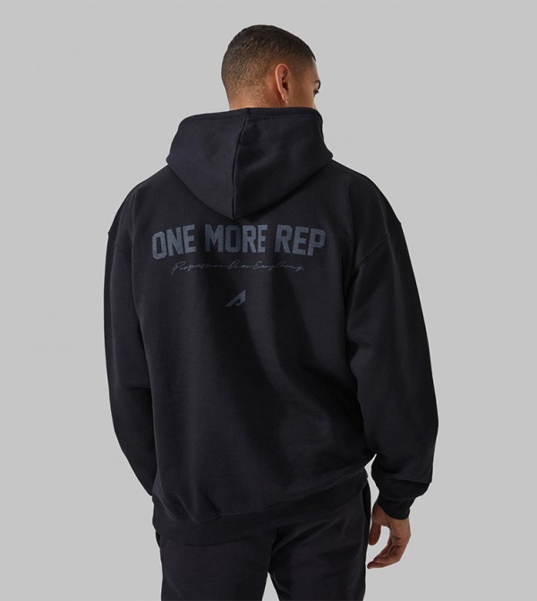 Printed Long Sleeves Oversized Hoodie