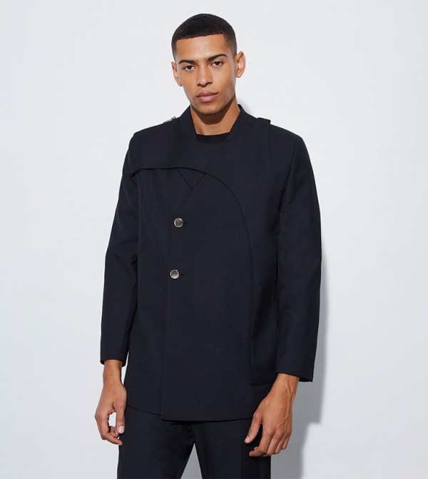 Soli Overlay Detail Long Sleeves Blazer