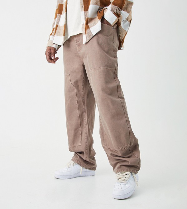 Plus Relaxed Rigid Overdyed Carpenter Jeans